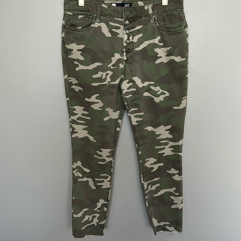 Kut from the Kloth - Connie High Rise Skinny Ankle - Camo